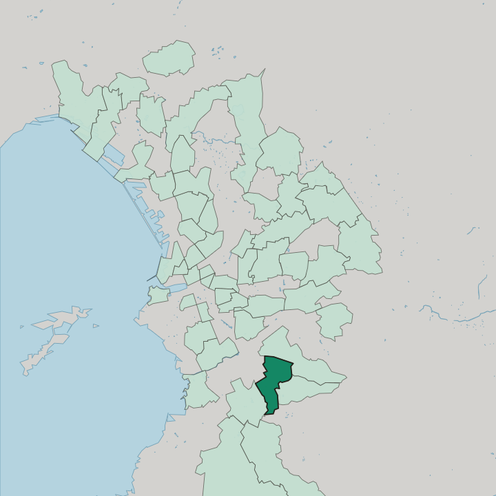 Map showing Le Cabot — In Marseille