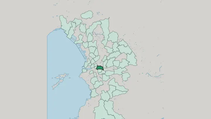 Map of Le Camas in Marseille