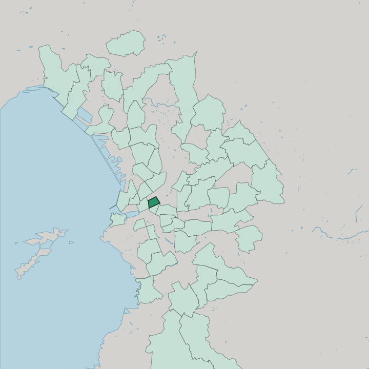 Map showing Le Chapitre — In Marseille