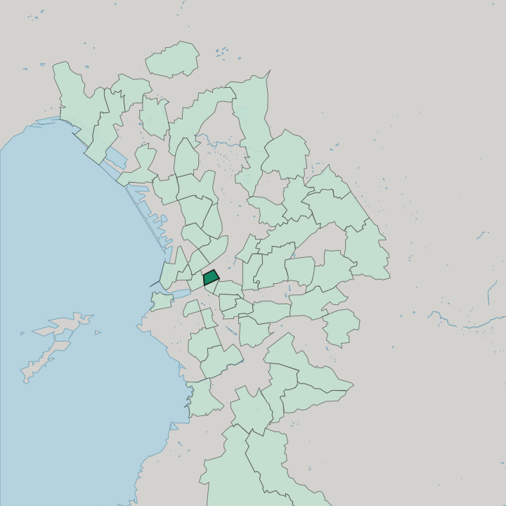 Map showing Le Chapitre — In Marseille