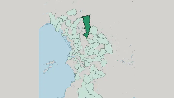 Map of Le Merlan in Marseille