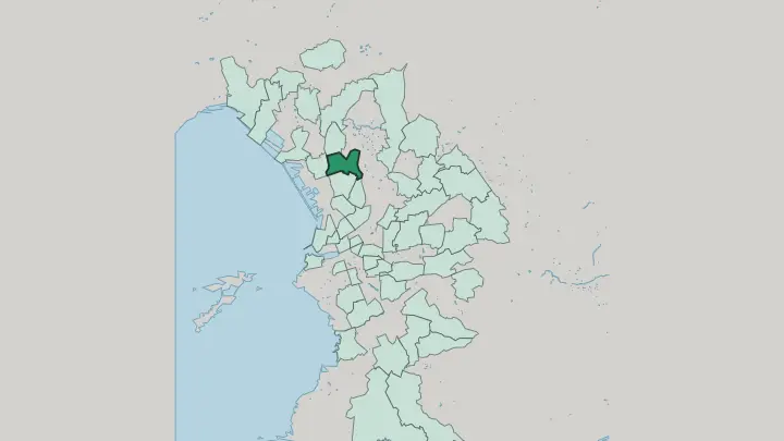 Map of Les Arnavaux in Marseille