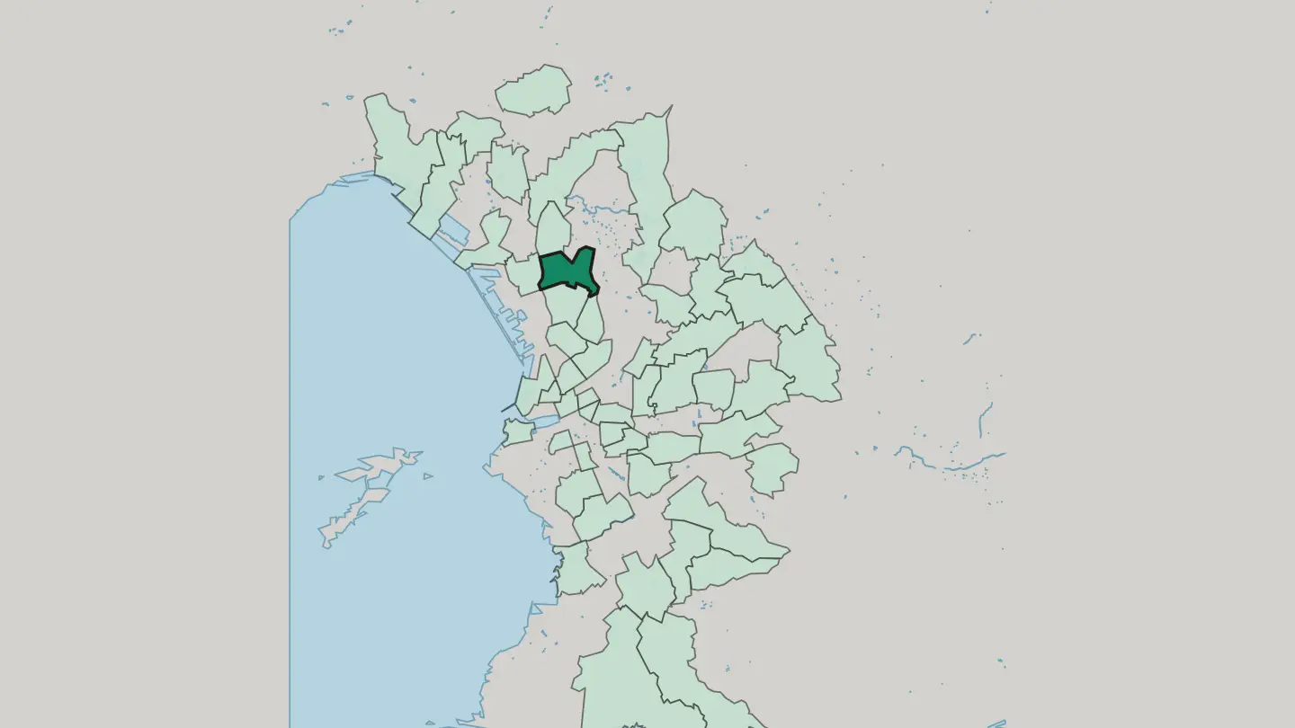 Map of Les Arnavaux in Marseille