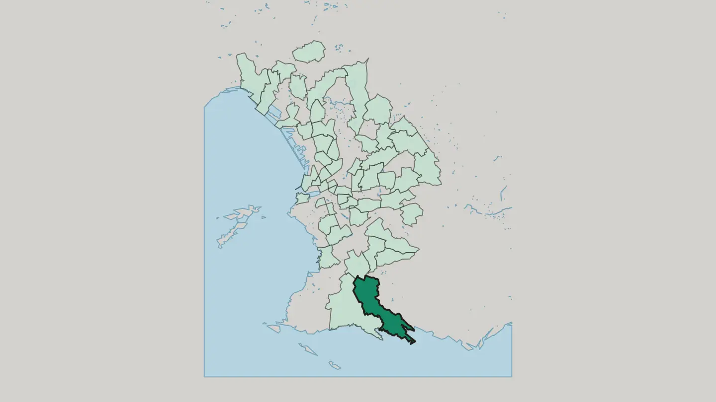 Map of Les Baumettes in Marseille