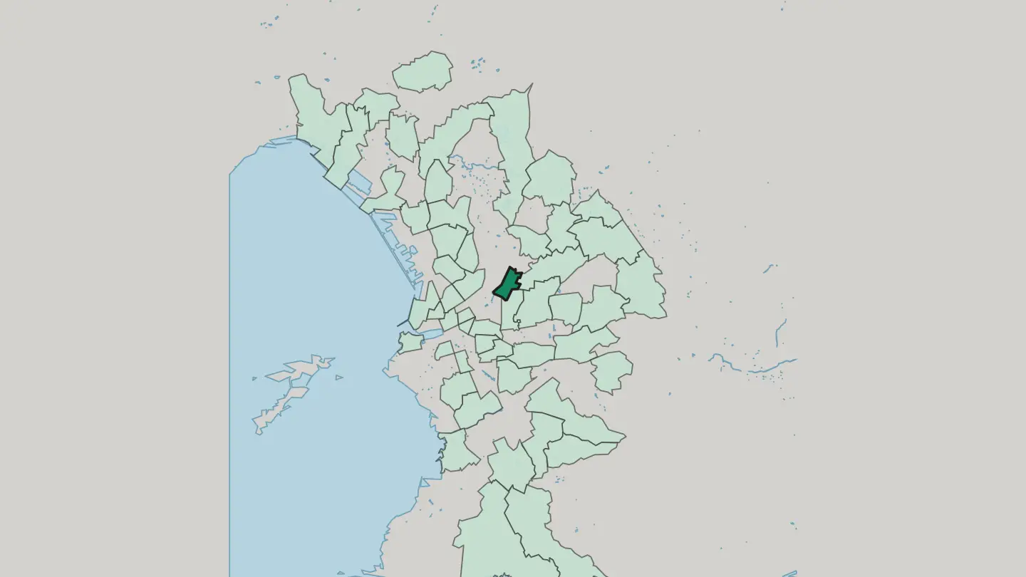 Map of Les Chartreux in Marseille