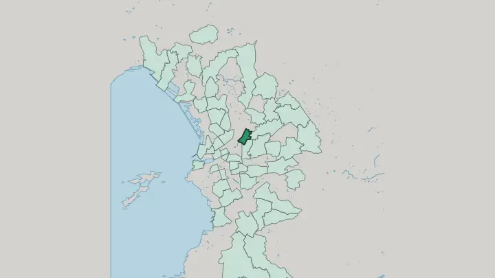 Map of Les Chartreux in Marseille