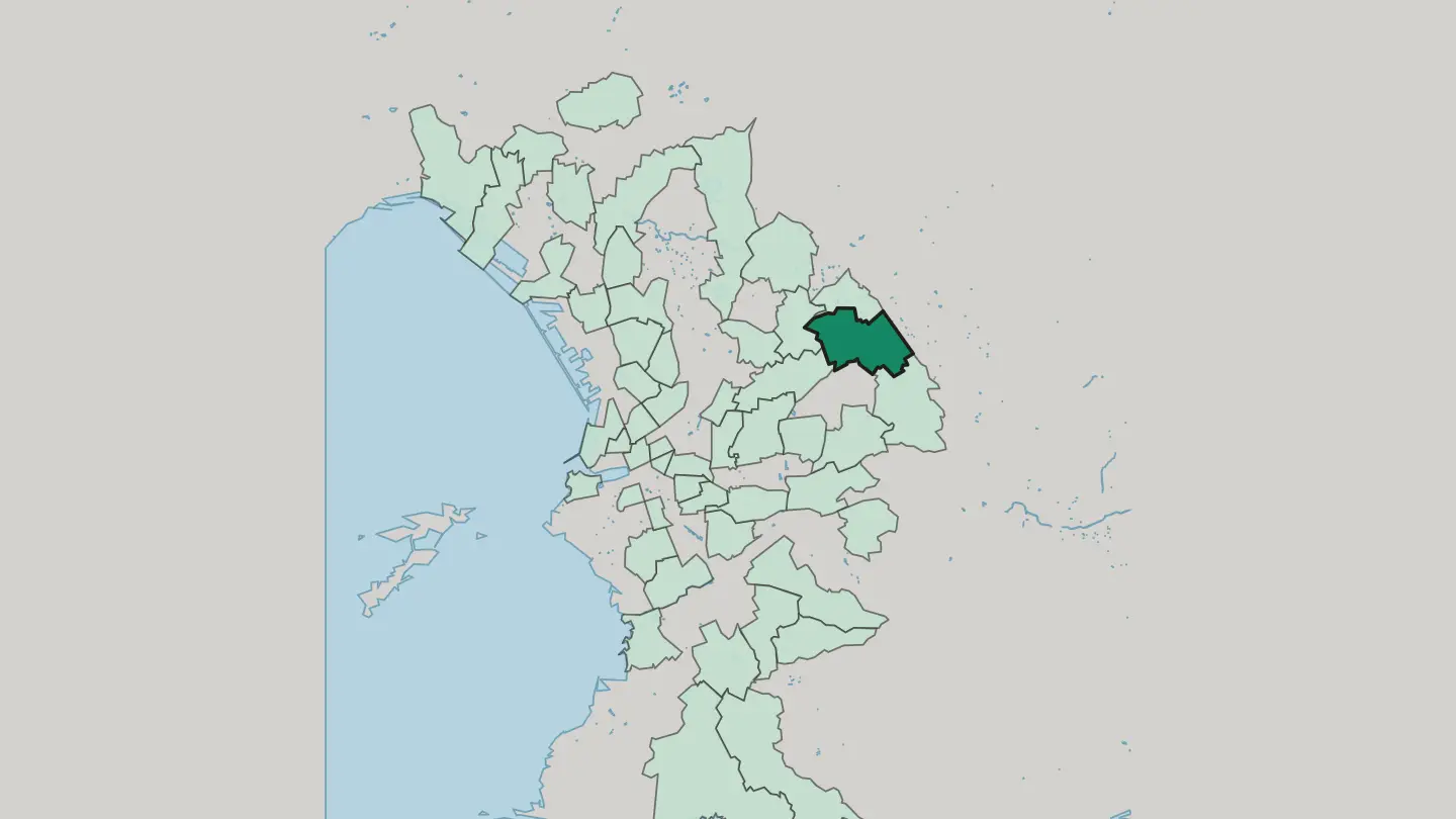 Map of Les Olives in Marseille