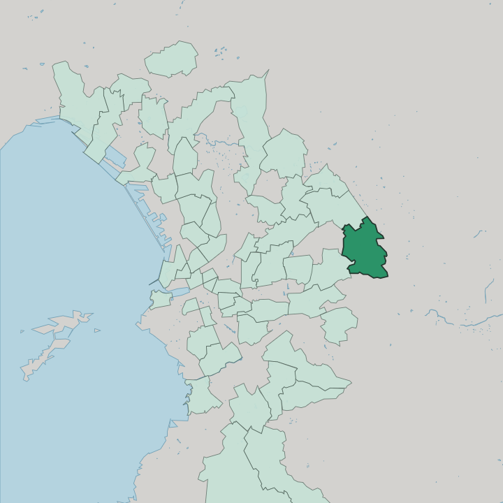 Map showing Les Trois-Lucs — In Marseille