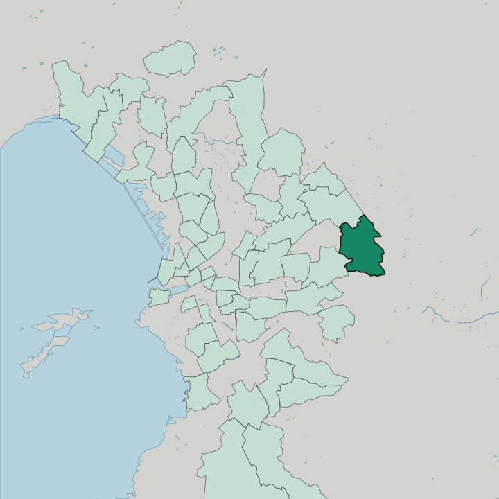 Map showing Les Trois-Lucs — In Marseille