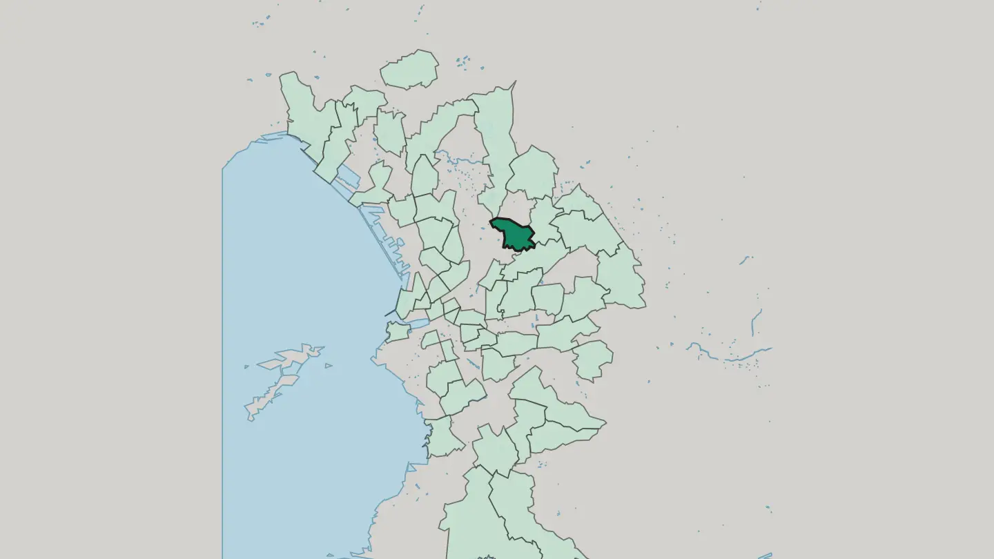 Map of Malpassé in Marseille