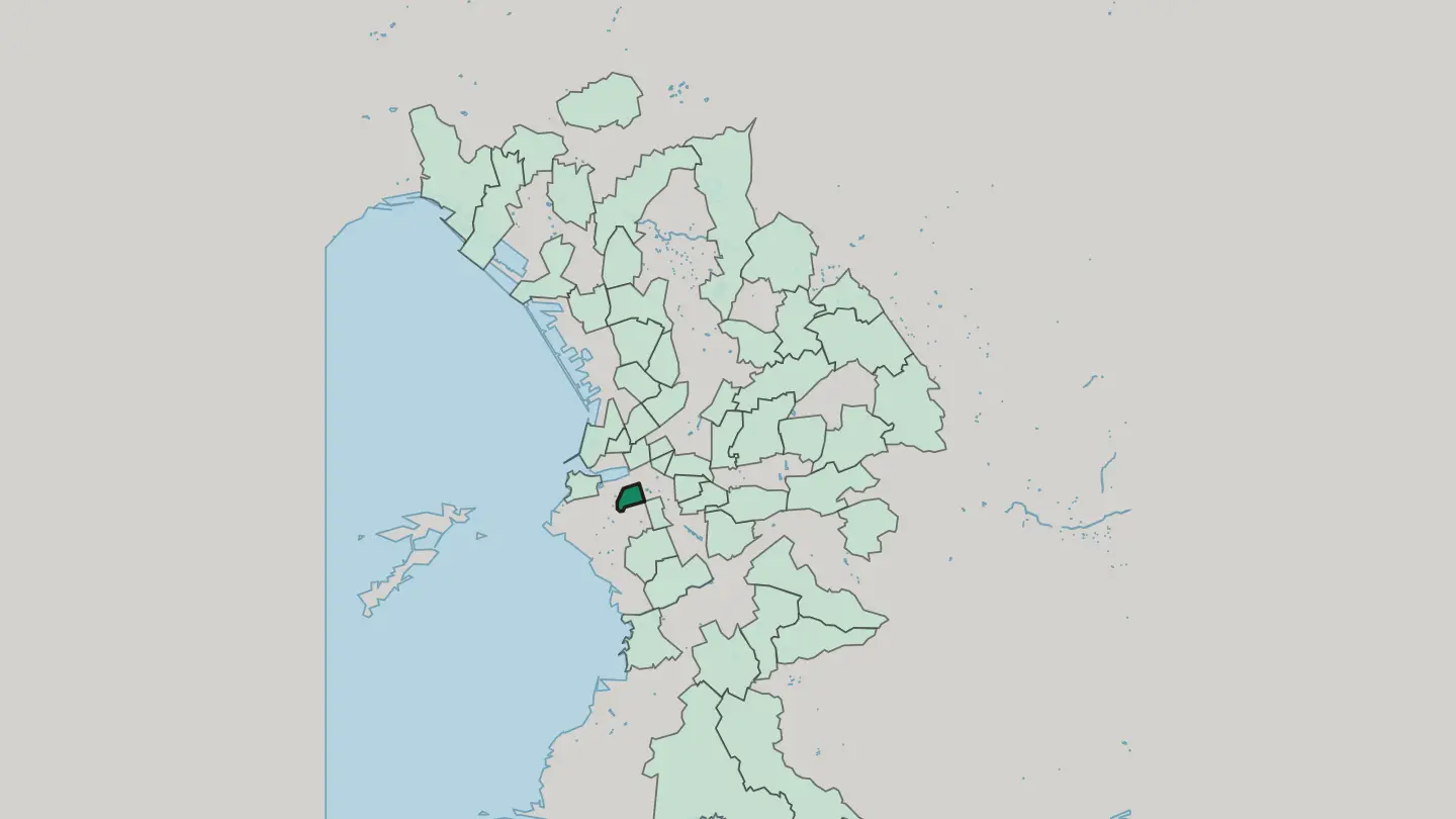 Map of Palais de Justice in Marseille