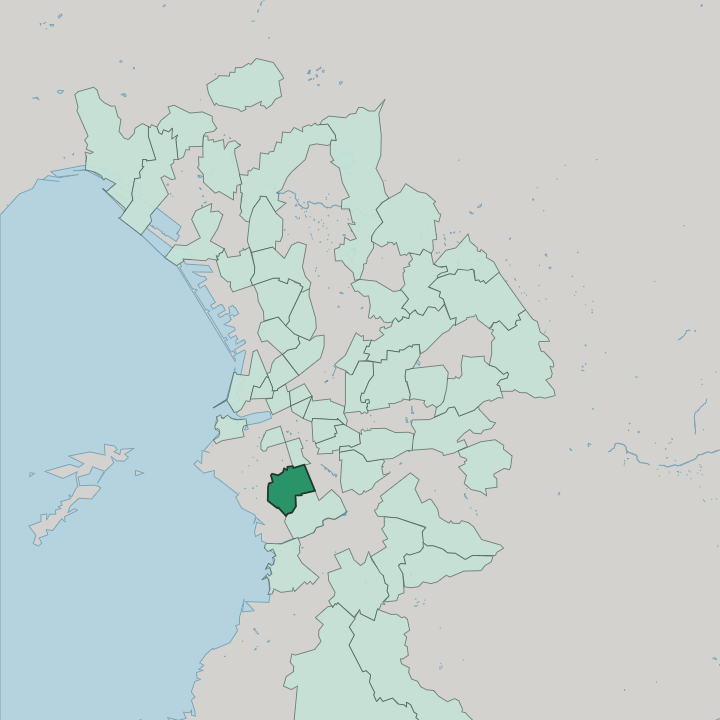 Map showing Périer — In Marseille