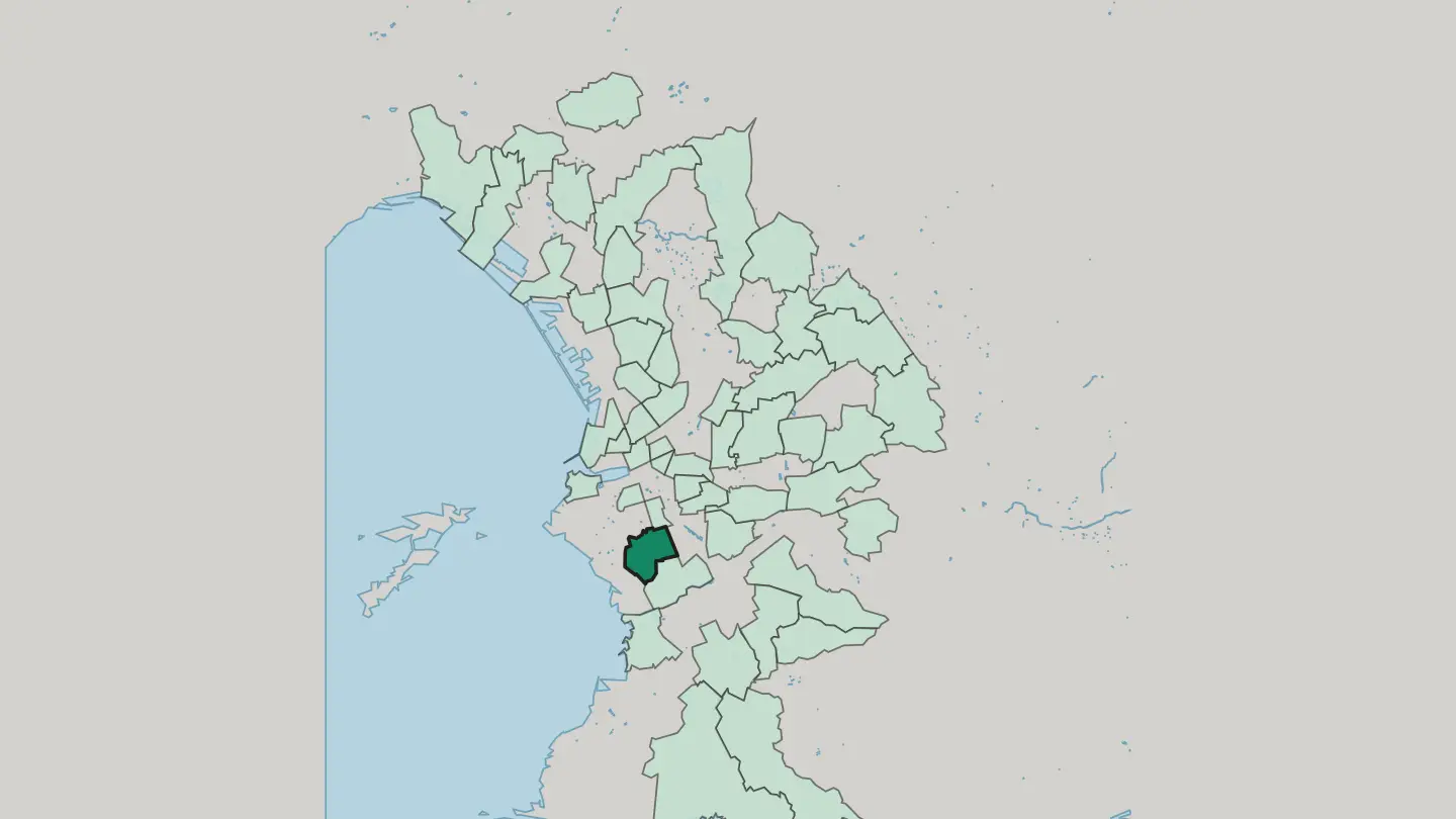 Map of Périer in Marseille