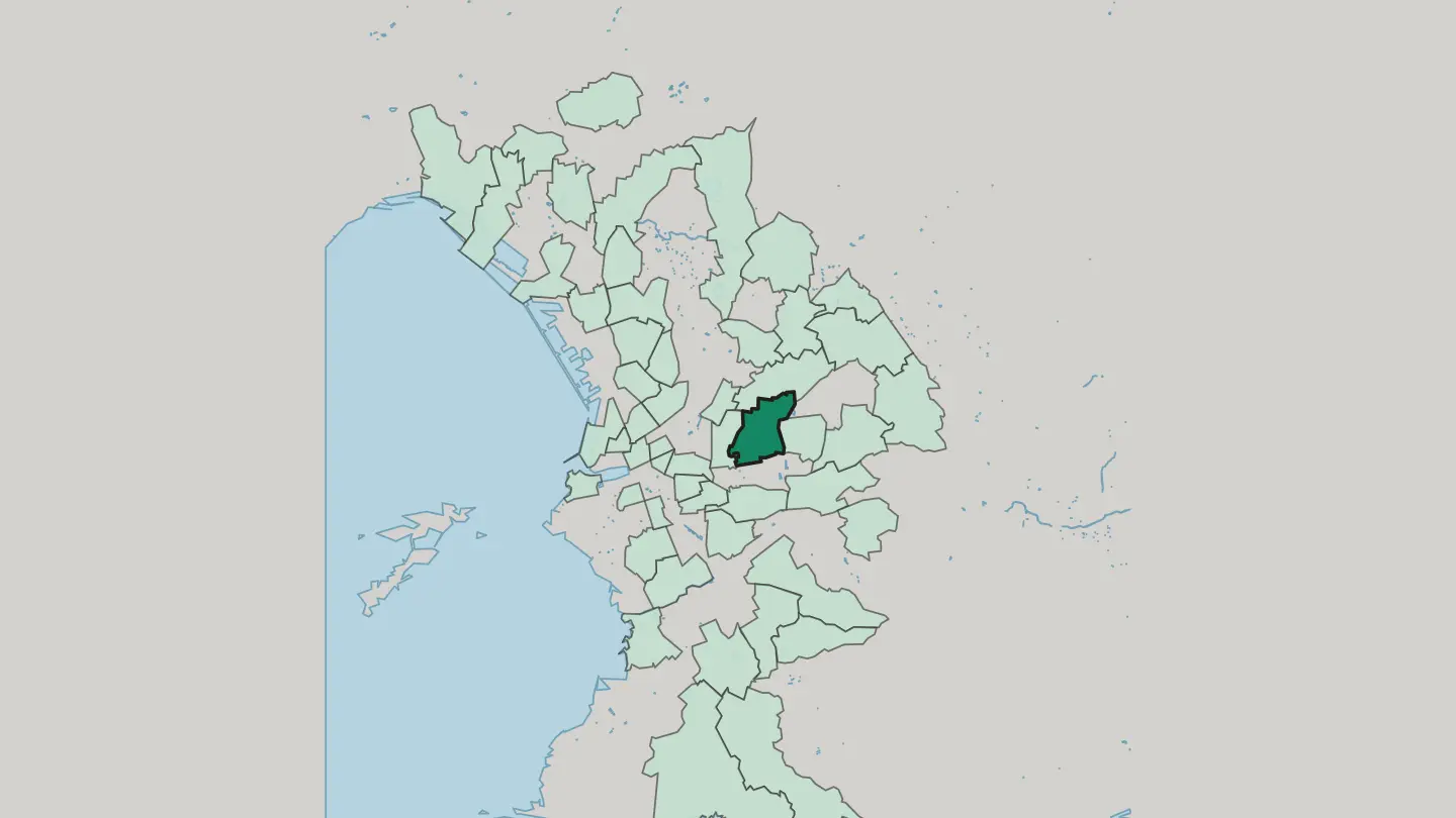 Map of Saint-Barnabé in Marseille