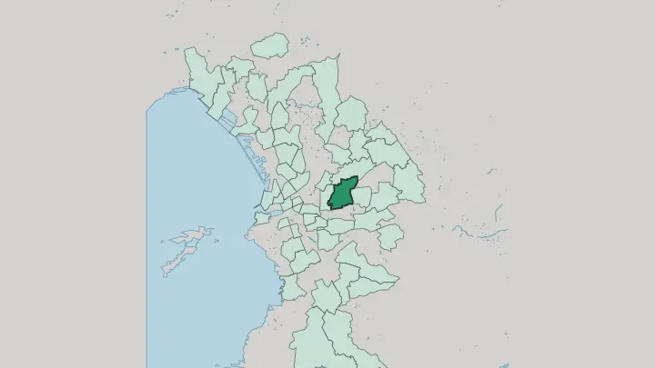 Map of Saint-Barnabé in Marseille