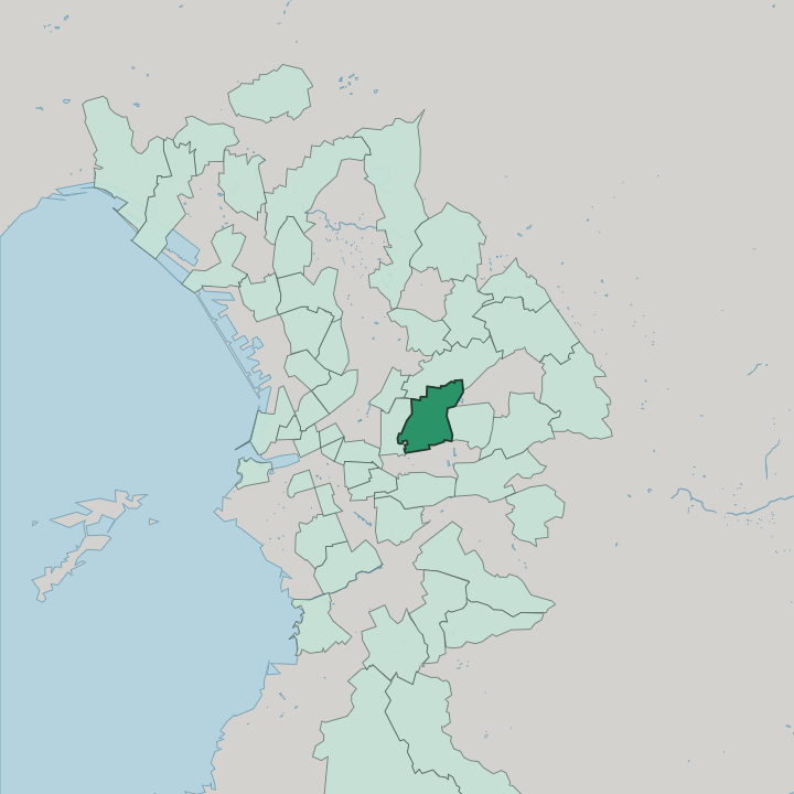 Map showing Saint-Barnabé — In Marseille
