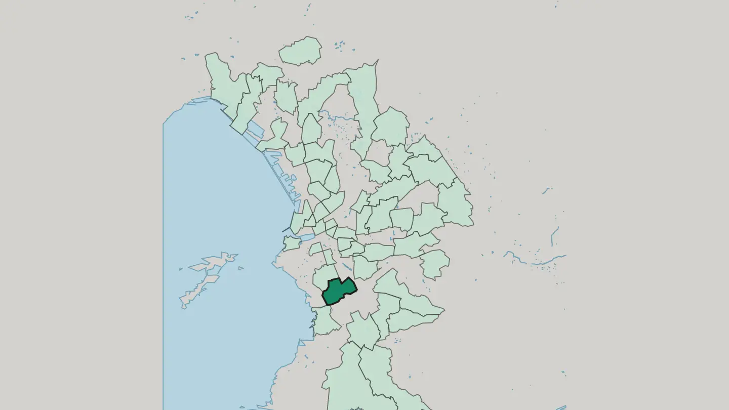 Map of Saint-Giniez in Marseille