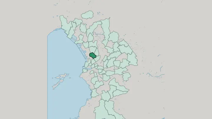 Map of Saint-Mauront in Marseille