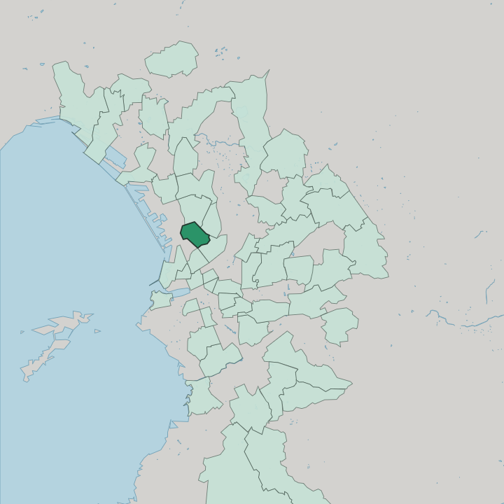 Map showing Saint-Mauront — In Marseille