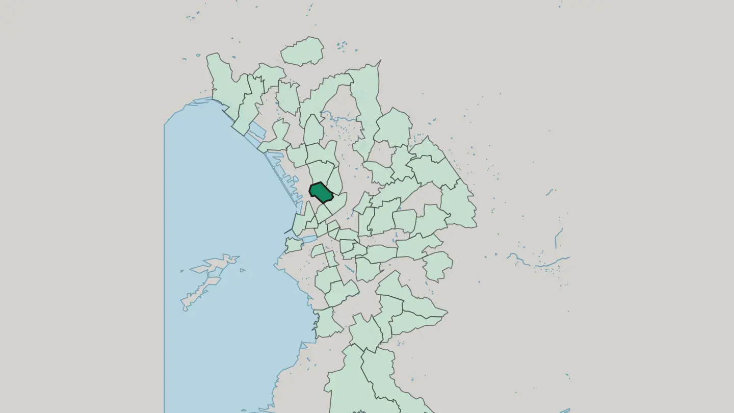Map of Saint-Mauront in Marseille