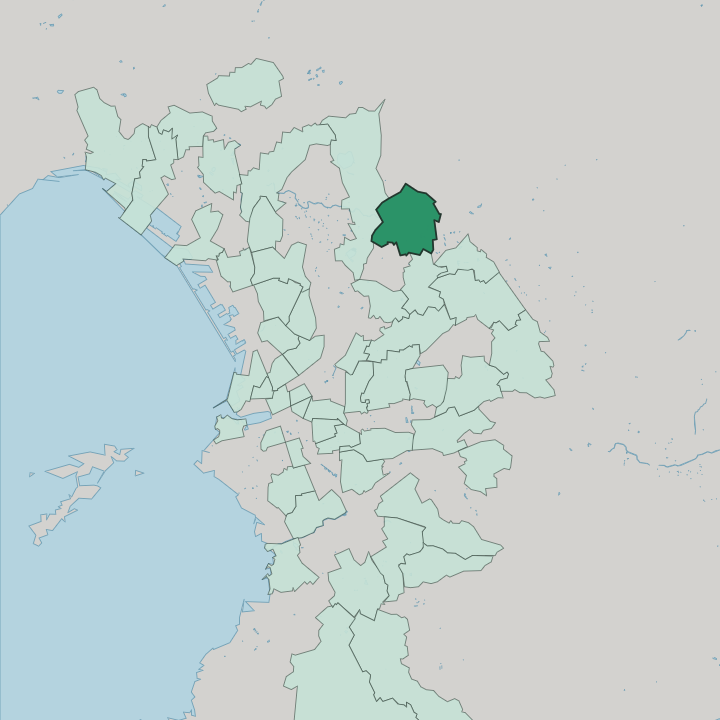 Map showing Saint-Mitre — In Marseille