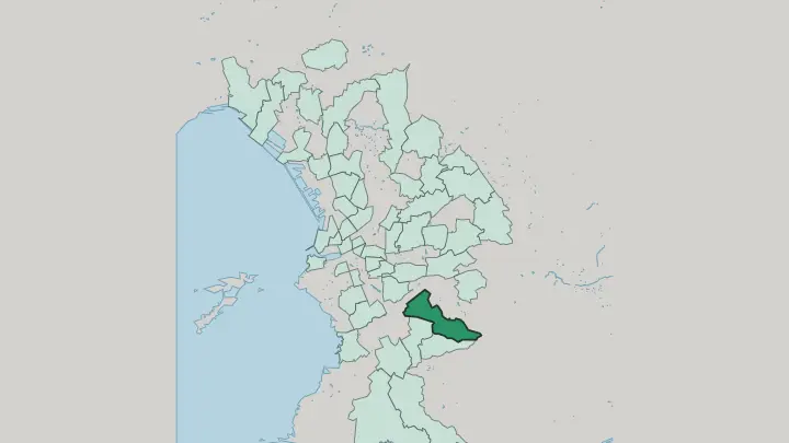 Map of Saint-Tronc in Marseille