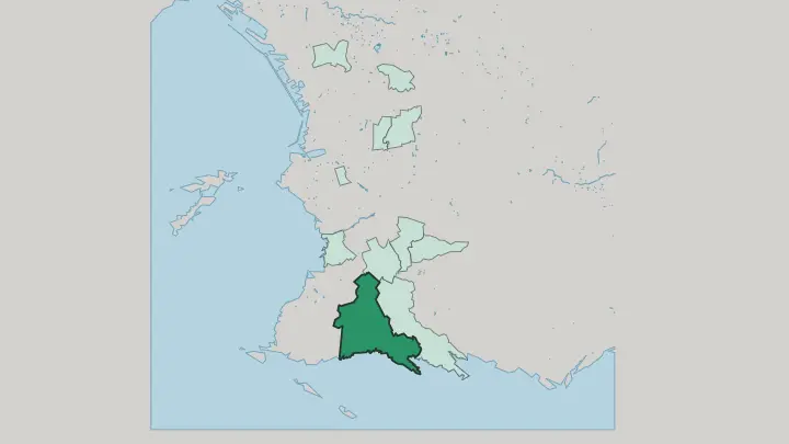 Map of Sormiou in Marseille