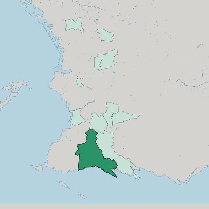 Map showing Sormiou — In Marseille