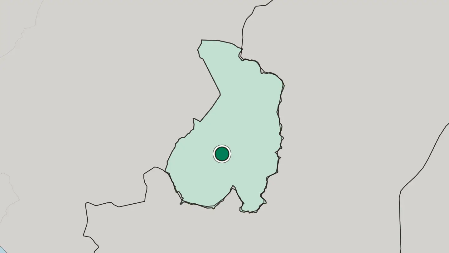 Map of Franceville in Gabon