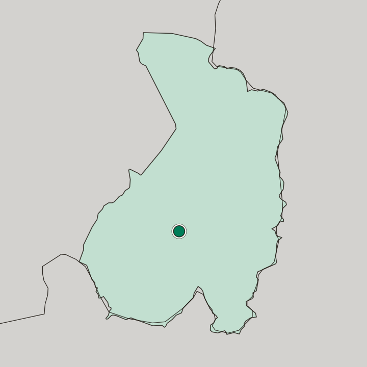 Map showing Franceville — In Province du Haut-Ogooué