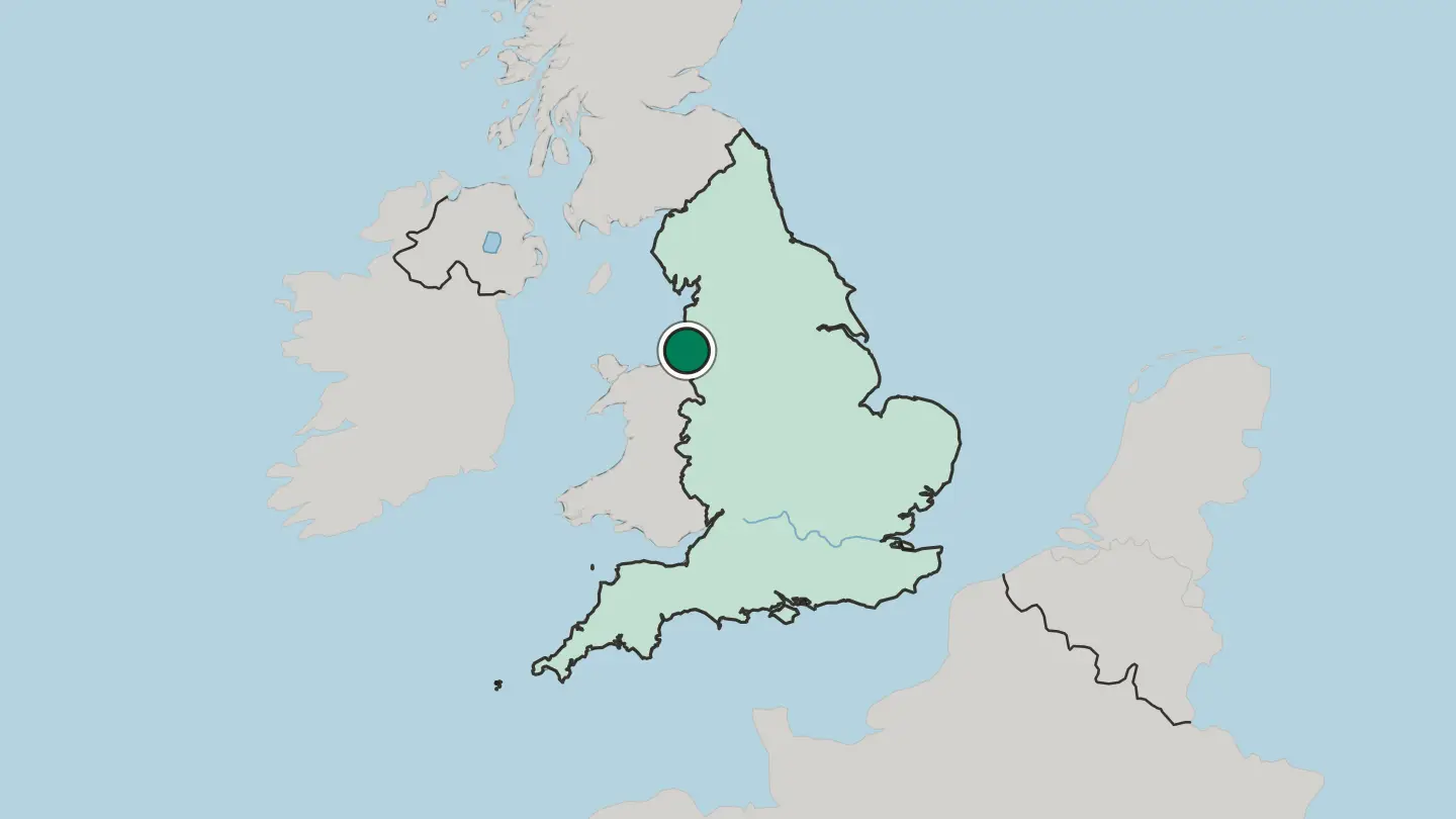 Map of Bootle in United Kingdom