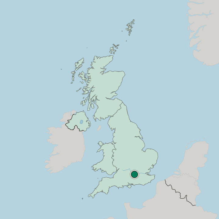 Map showing Birch Hill — In United Kingdom