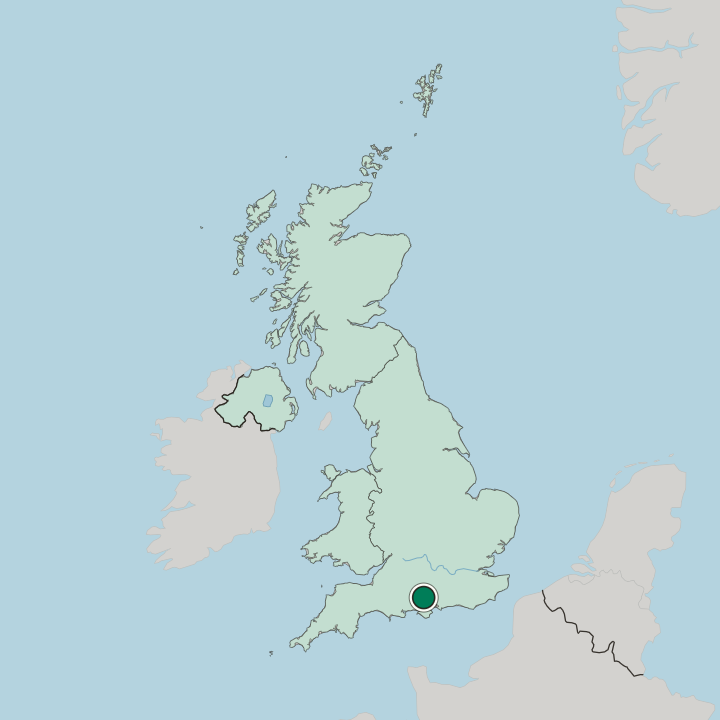 Map showing Boyatt Wood — In United Kingdom