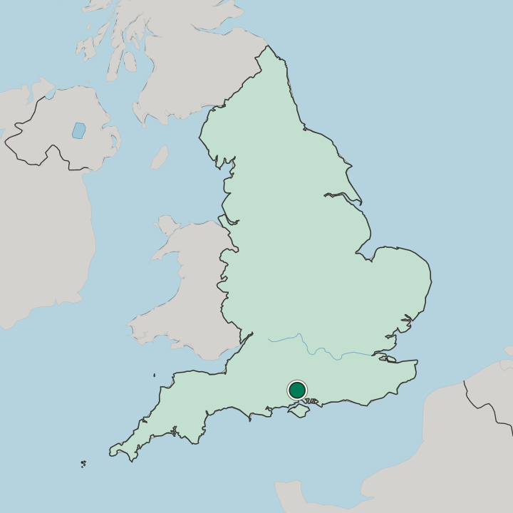 Map showing Boyatt Wood — In England