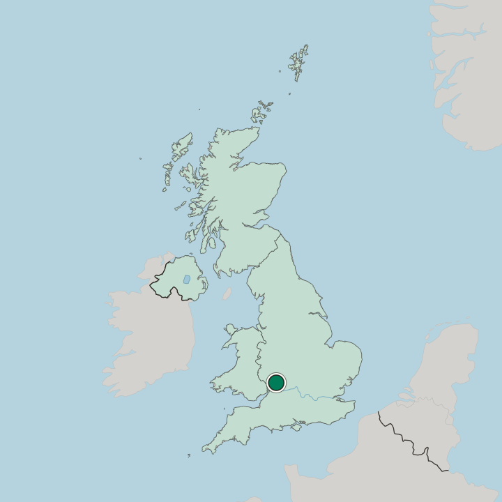 Map showing Robinswood — In United Kingdom