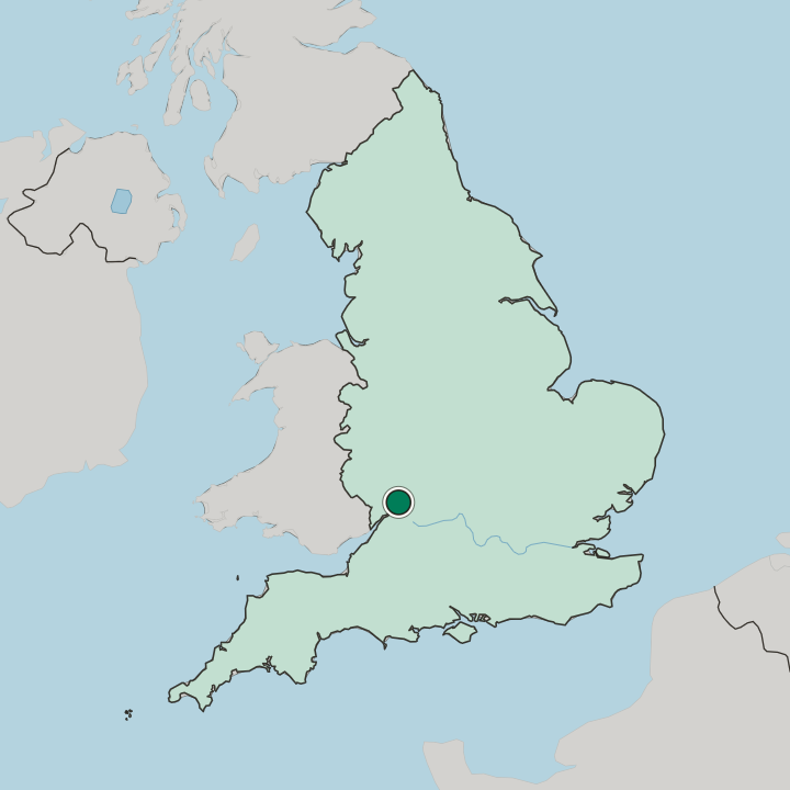 Map showing Robinswood — In England