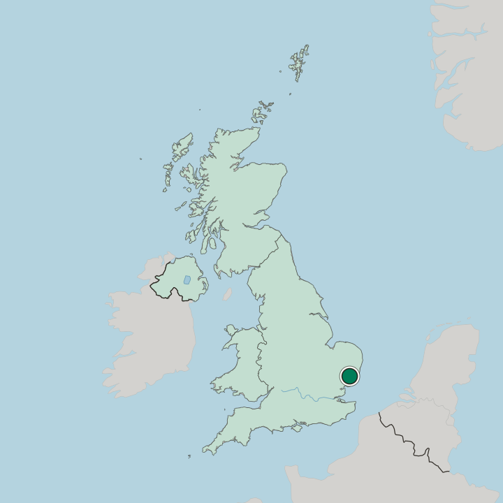Map showing Chantry — In United Kingdom