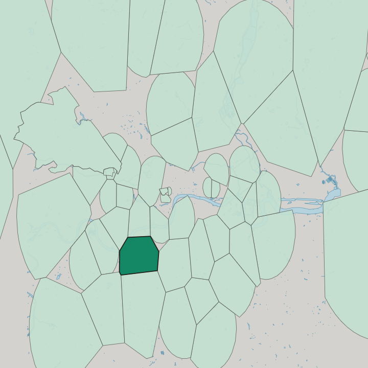 Map showing Battersea — In London