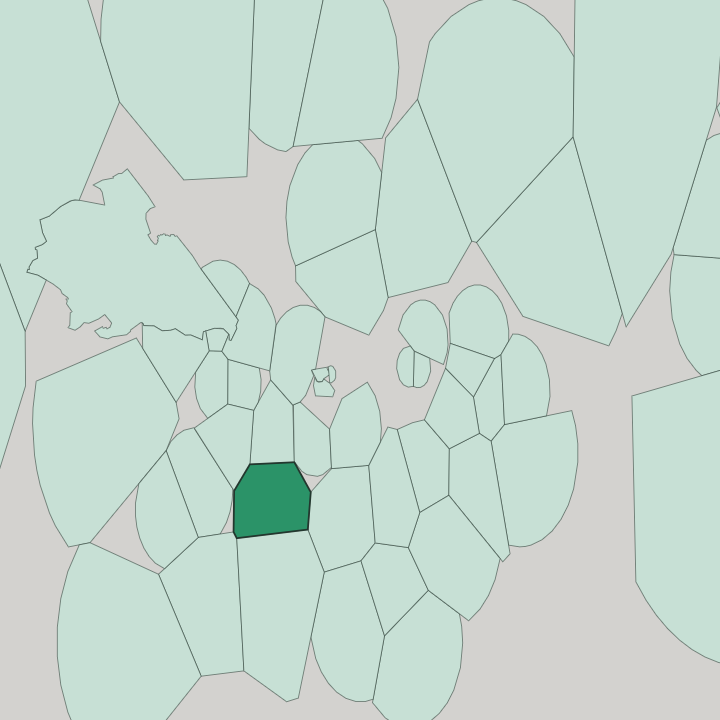 Map showing Battersea — In London
