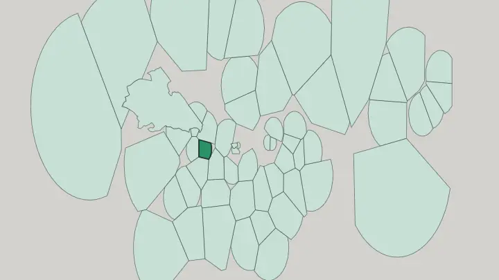 Map of Bayswater in London