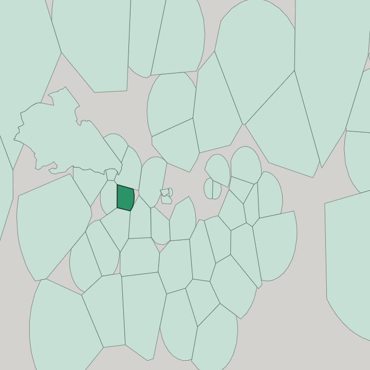 Map showing Bayswater — In London