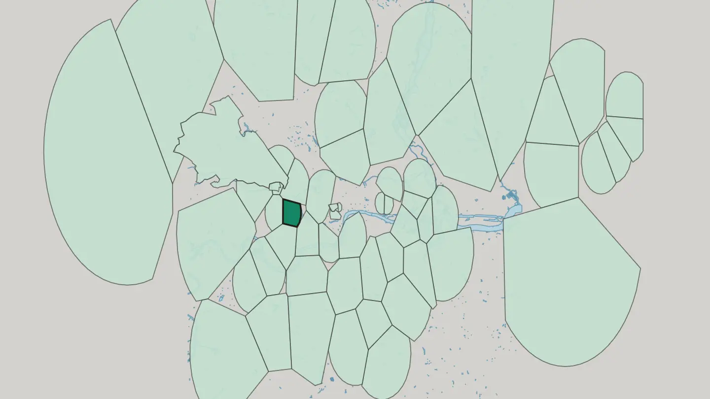 Map of Bayswater in London