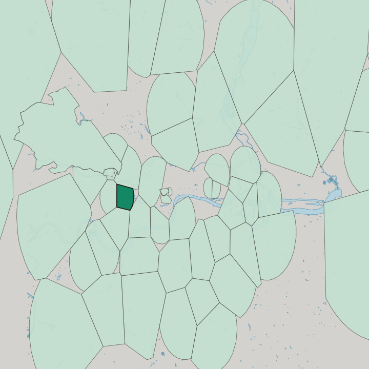 Map showing Bayswater — In London