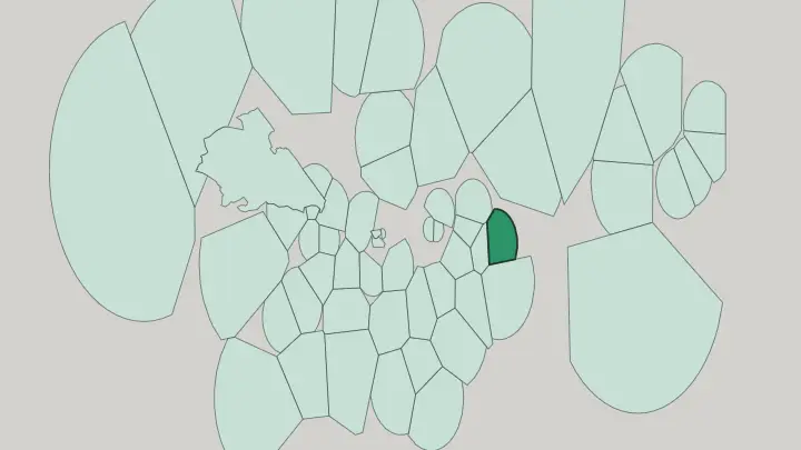 Map of Blackwall in London