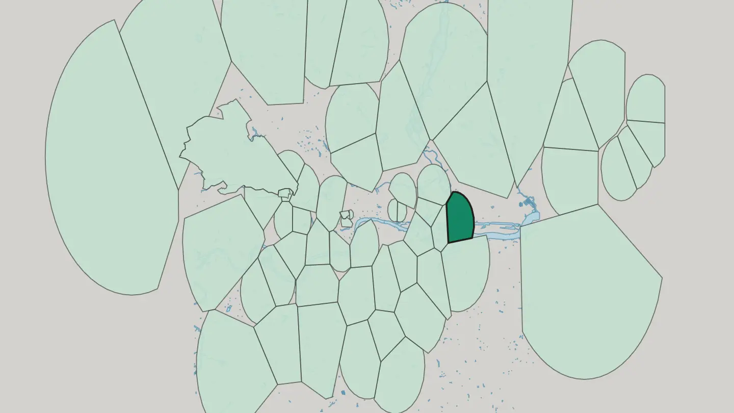 Map of Blackwall in London