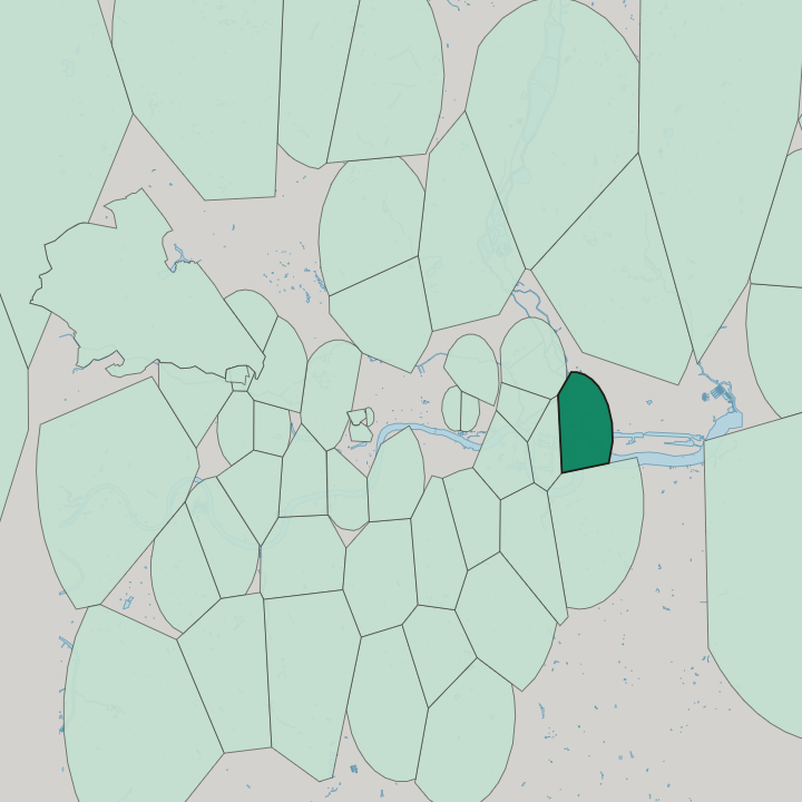Map showing Blackwall — In London