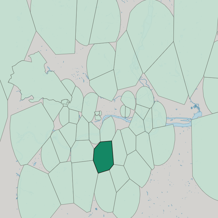 Map showing Brixton — In London