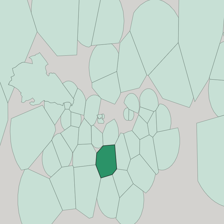 Map showing Brixton — In London