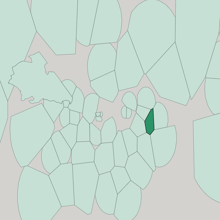 Map showing Canary Wharf — In London