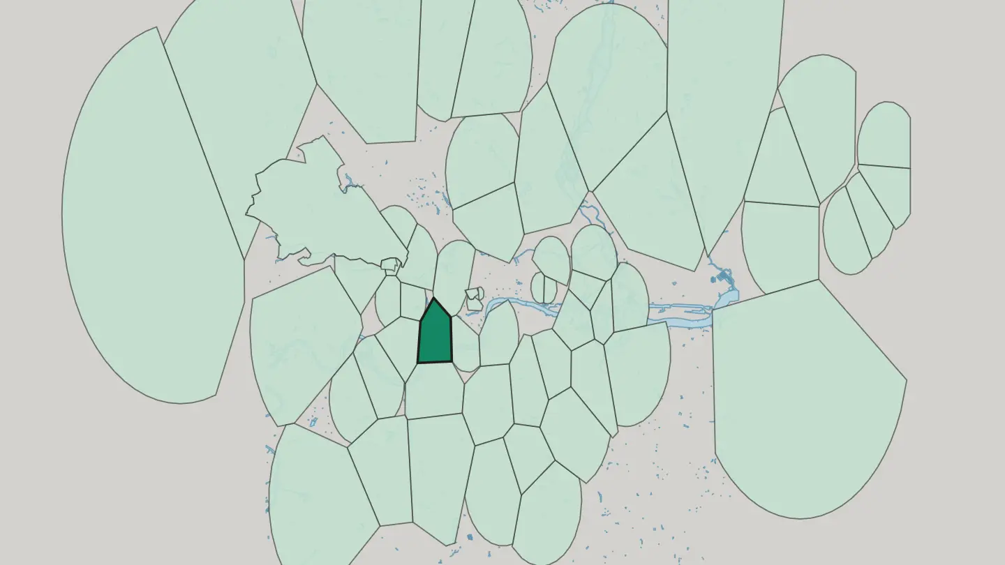 Map of Chelsea in London